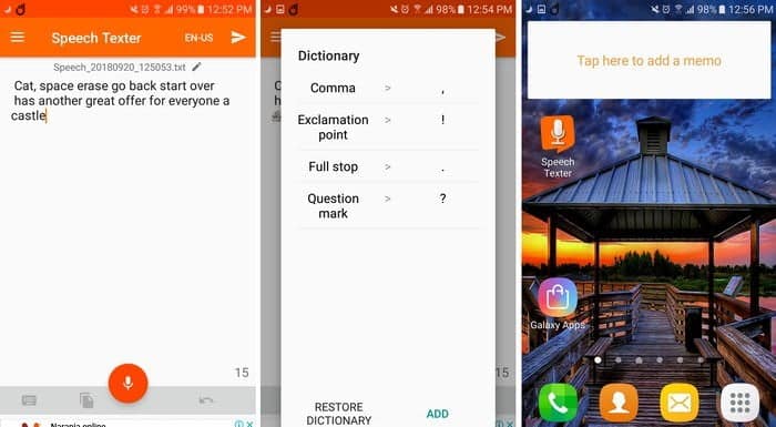 صورة لـ أفضل تطبيقات تحويل الكلام إلى نص لجعل الإملاء أسهل على Android | SpeechTexter-App-DzTechs