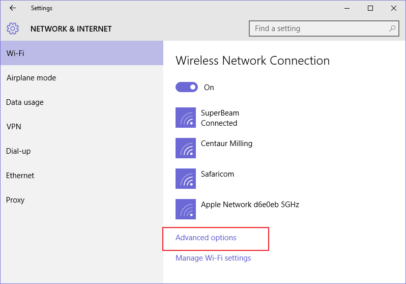 صورة لـ 3 طرق لإيقاف تحديثات Windows 10 الإجبارية | Windows-10-advanced-options-link-DzTechs