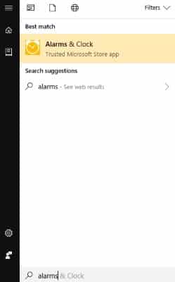 صورة لـ كيفية ضبط المنبهات والمؤقتات في Windows 10 | Windows-Timers-Alarm-Search-DzTechs