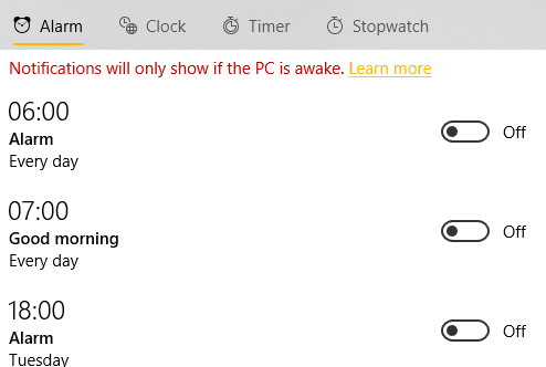 صورة لـ كيفية ضبط المنبهات والمؤقتات في Windows 10 | Windows-Timers-Alarms-DzTechs
