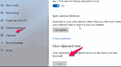 صورة لـ كيفية استخدام سجل الحافظة في نظام التشغيل Windows 10 | Windows10-clear-clipboard-DzTechs