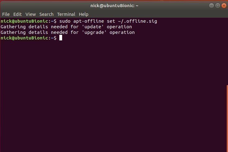 صورة لـ كيفية تحديث و ترقية Ubuntu دون اتصال بالإنترنت | apt-offline-sig-DzTechs