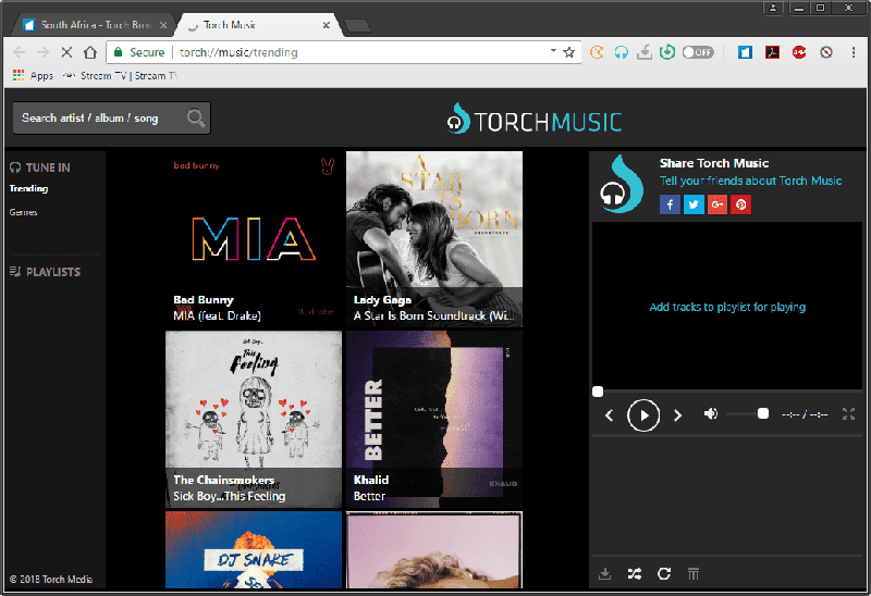 صورة لـ أفضل 5 متصفحات ويب مستندة إلى Chromium لعام 2023 | browser-torch-browser-2018-min-DzTechs