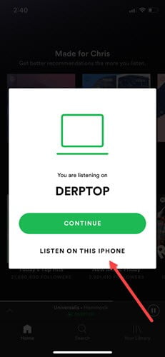 صورة لـ دليل غير رسمي لكيفية تعطيل Spotify Connect | disable-spotify-connect-main-screen-DzTechs