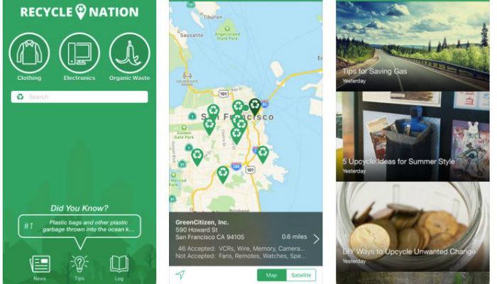 صورة لـ 5 تطبيقات بسيطة لمساعدتك على أن تصبح أكثر صداقة للبيئة | environment-apps-recyclenation-DzTechs
