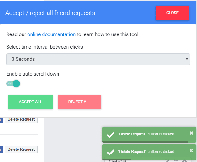 صورة لـ كيفية قبول أو رفض جميع طلبات الصداقة على موقع Facebook | facebook-friend-requests-toolkit-accept-reject-screen-DzTechs