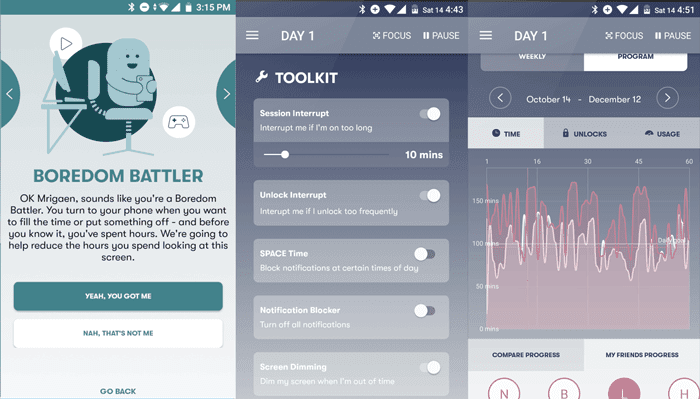 صورة لـ تطبيقات مدة استخدام الجهاز المُفيدة لمحاربة التقنية والإفراط في الإدمان | fight-tech-addiction-overuse-apps-space-DzTechs