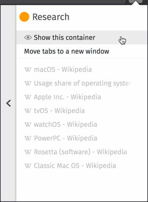 صورة لـ ما هي Firefox Containers وكيفية استخدامها لحماية خصوصيتك ؟ | firefox-containers-hide-tabs-in-container-3-DzTechs