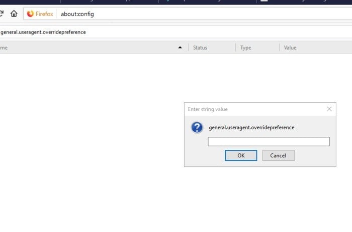 صورة لـ كيفية تغيير وكيل المستخدم في متصفح Chrome و Firefox و Edge | firefox-useragent-min-DzTechs