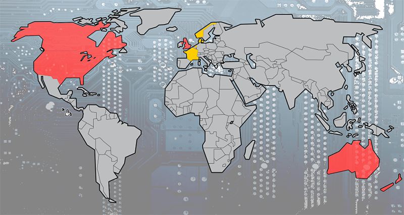 صورة لـ من هم خمسة ، تسعة ، و أربعة عشر عين ، وماذا يفعلون؟ | fvey-nine-DzTechs
