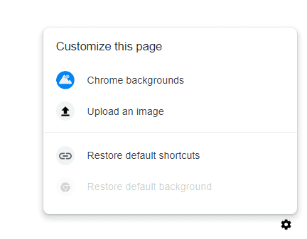 صورة لـ كيفية تخصيص صفحة علامة تبويب جديدة في متصفح Google Chrome | google-tab-page-change-background-DzTechs