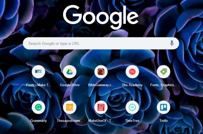 صورة لـ كيفية تخصيص صفحة علامة تبويب جديدة في متصفح Google Chrome | google-tab-page-use-their-backgrounds-DzTechs