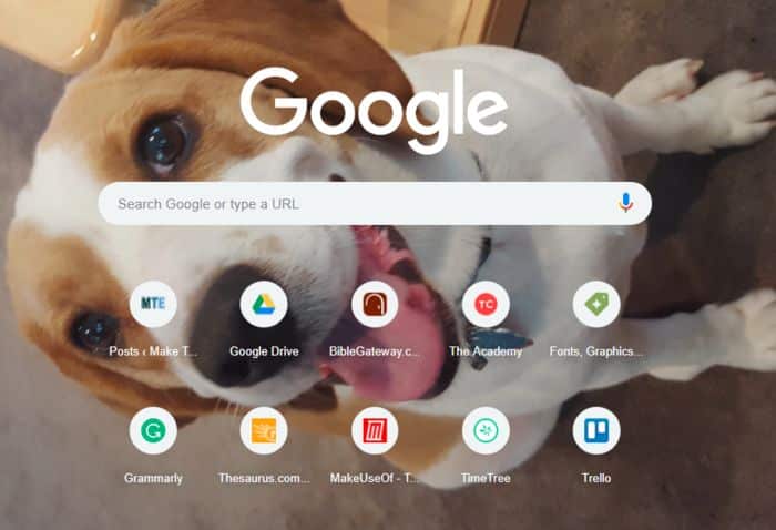 صورة لـ كيفية تخصيص صفحة علامة تبويب جديدة في متصفح Google Chrome | google-tab-page-use-your-photo-DzTechs