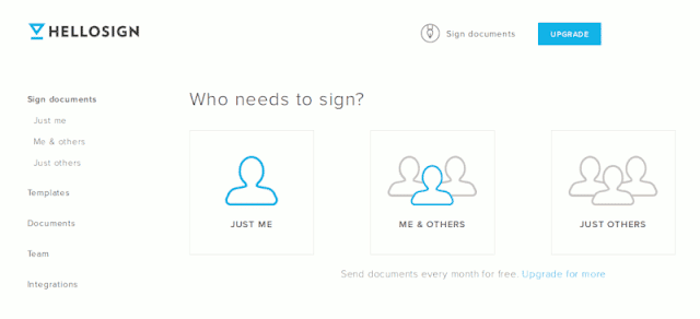 صورة لـ كيفية استخدام HelloSign لتوقيع المستندات الخاصة بك على الإنترنت | hellosign-sign-options-DzTechs