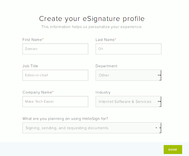 صورة لـ كيفية استخدام HelloSign لتوقيع المستندات الخاصة بك على الإنترنت | hellosign-signature-profile-DzTechs