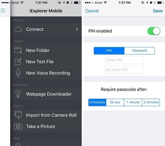 صورة لـ أفضل تطبيقات إدارة الملفات لأجهزة iOS التي يجب استخدامها | ios-iexplorer-mobile-file-manager-ios-DzTechs