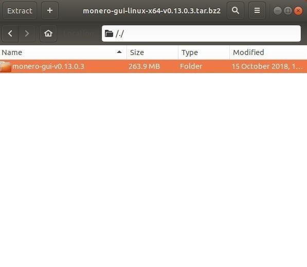 صورة لـ كيفية تعدين واستخدام العملة المشفرة Monero على نظام Linux | monero-unpack-DzTechs