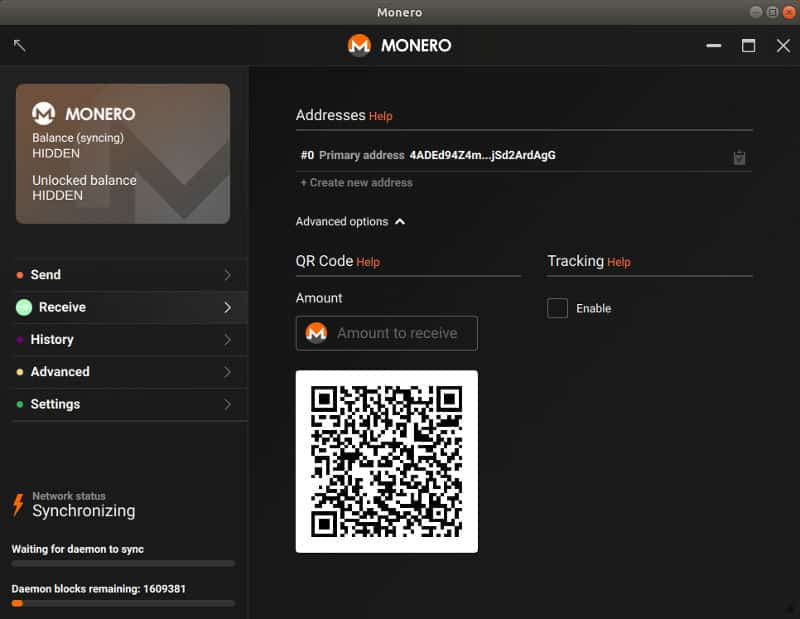 صورة لـ كيفية تعدين واستخدام العملة المشفرة Monero على نظام Linux | monero-wallet-address-DzTechs