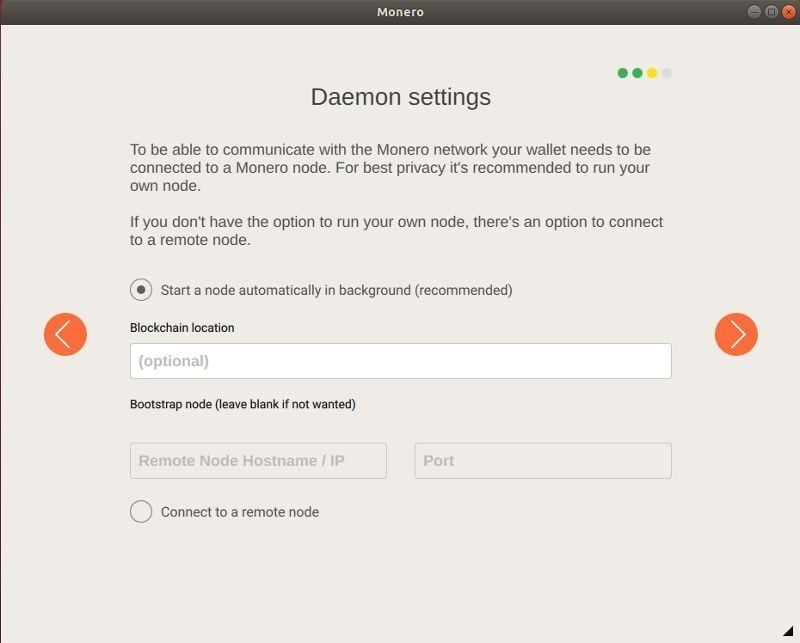 صورة لـ كيفية تعدين واستخدام العملة المشفرة Monero على نظام Linux | monero-wallet-create-daemon-DzTechs
