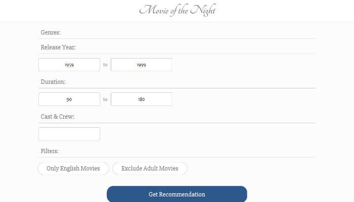 صورة لـ هل تجد صعوبة في تحديد الفيلم الذي يجب مشاهدته؟ إليك هذه المواقع التي ستساعدك | movies-movieofthenight-DzTechs