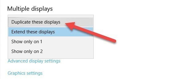 صورة لـ كيفية استخدام شاشات متعددة على جهاز Windows 10 | multiple-monitors-windows-10-duplicate-DzTechs