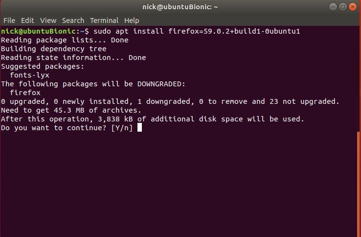صورة لـ كيفية إعادة تثبيت نظام التشغيل Linux إلى إصدار سابق من الحزم | rollback-deb-install-DzTechs