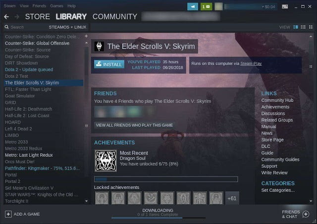 صورة لـ كيفية استخدام Steam Play لتشغيل العديد من ألعاب Windows على نظام Linux | steam-play-library-DzTechs