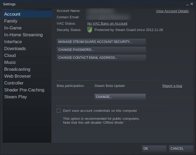 صورة لـ كيفية استخدام Steam Play لتشغيل العديد من ألعاب Windows على نظام Linux | steam-play-settings-menu-DzTechs