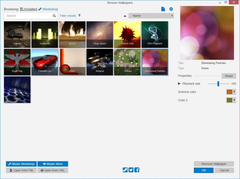 صورة لـ كيفية إنشاء خلفيات حية متحركة في Windows 10 | windows-10-live-wallpaper-engine1-e1540495899857-DzTechs