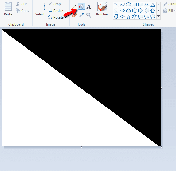 صورة لـ 5 أشياء رائعة لا تعرفها أبداً يمكنك القيام بها باستخدام برنامج Microsoft Paint | windows-mspaintbucket-DzTechs