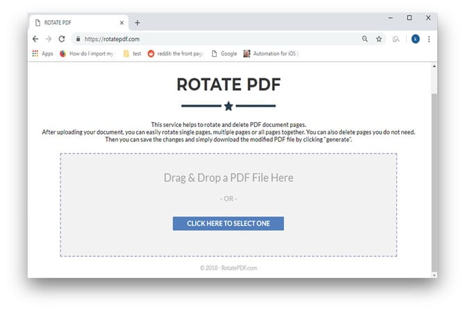 صورة لـ كيفية تدوير ملفات PDF وحفظ التغييرات مجانًا | 1web-DzTechs