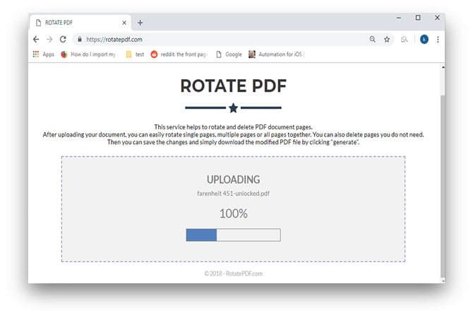 صورة لـ كيفية تدوير ملفات PDF وحفظ التغييرات مجانًا | 2web-DzTechs