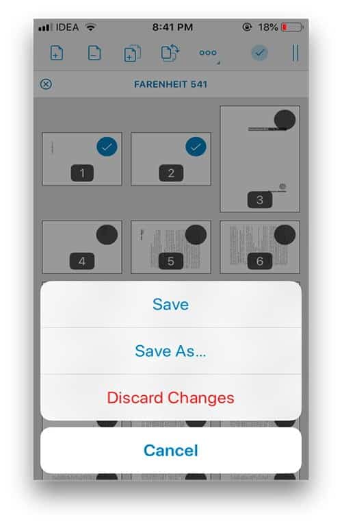 صورة لـ كيفية تدوير ملفات PDF وحفظ التغييرات مجانًا | 3-ios-ss-DzTechs