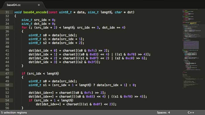 صورة لـ أفضل تطبيقات تحرير النصوص المُتقدمة لنظام Linux | 5-best-text-editors-sublime-text-DzTechs