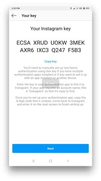 صورة لـ كيفية إعداد المصادقة الثنائية على تطبيق Instagram الخاص بك | 8-1-DzTechs