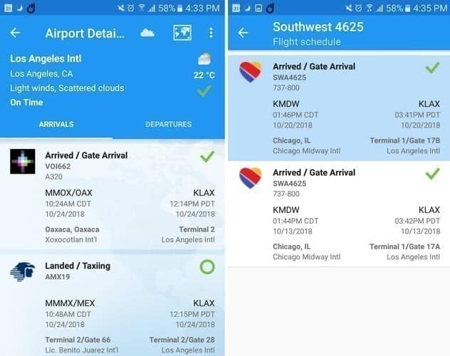 صورة لـ رصد الرحلات الجوية مع 5 من أفضل التطبيقات المجانية لنظام Android | Air-FlightAware-DzTechs