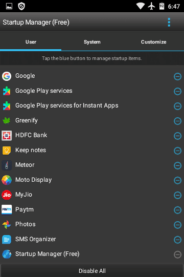 صورة لـ أفضل تطبيقات إدارة بدء التشغيل على نظام Android | Android-startup-manager-startup-manager-DzTechs