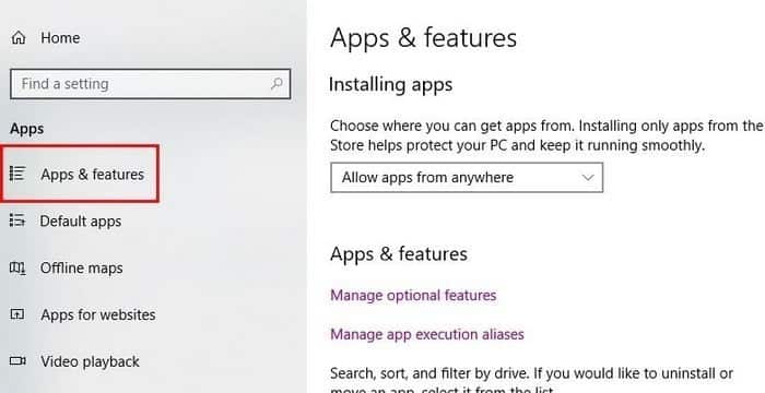 صورة لـ كيفية إغلاق التطبيقات غير المستجيبة في نظام التشغيل Windows 10 | Apps-Settings-DzTechs