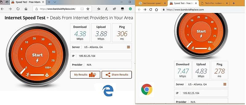 صورة لـ حرب المتصفحات: Google Chrome ضد Microsoft Edge | Chrome-versus-Edge-Bandwidth-Comparison-DzTechs