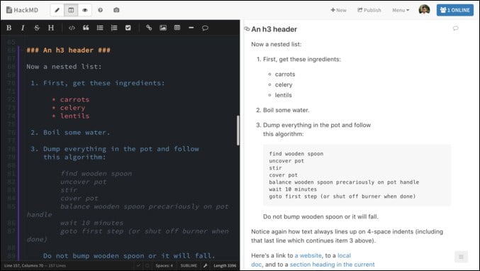 صورة لـ أفضل برامج تحرير Markdown التعاوني على الإنترنت | HackMD-DzTechs
