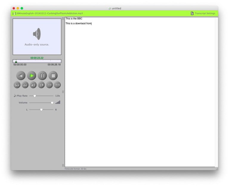 صورة لـ أفضل برامج النسخ من التسجيلات الصوتية لنظام التشغيل Mac | InqScribe-DzTechs