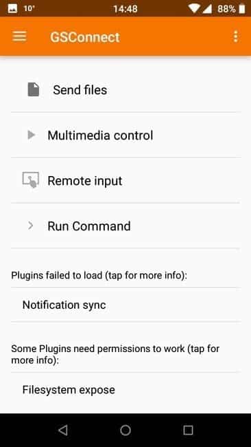 صورة لـ كيفية توصيل هاتف Android بسطح المكتب Gnome باستخدام GSConnect | KDEConnect-Connected-DzTechs