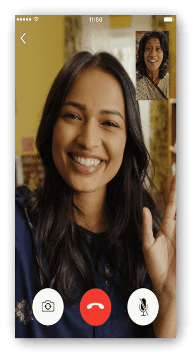 صورة لـ أفضل التطبيقات لإجراء مكالمات الفيديو بين Android و iPhone | Make-Video-Calls-From-Android-to-iOS-3-DzTechs