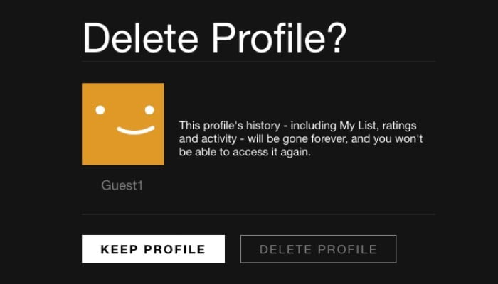 صورة لـ نصائح مفيدة لـ Netflix لتحسين المشاهدة من خلال بعض الإصلاحات السهلة | Netflix-delete-profile-DzTechs