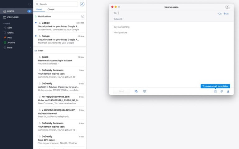 صورة لـ أفضل عملاء البريد الإلكتروني على الـ Mac (2023) | Spark-2-DzTechs