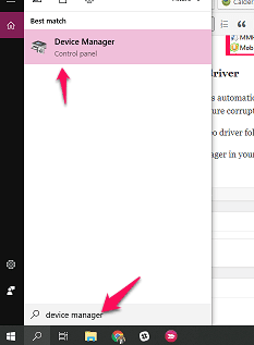 صورة لـ كيفية استكشاف خطأ critical structure corruption وإصلاحه في نظام التشغيل Windows 10 | Windows10-device-manager-DzTechs