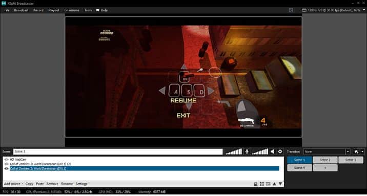 صورة لـ OBS vs. XSplit Broadcaster: من هو أفضل تطبيق لبث الألعاب ومشاركتها | XSplit-Broadcaster-Game-Screen-Capture-DzTechs