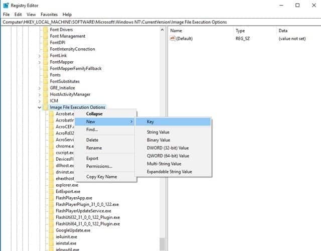 صورة لـ كيفية الوصول إلى التطبيقات من خلال شاشة القفل في Windows 10 | access-apps-windows-login-lock-screen-iamge-file-execution-options-DzTechs