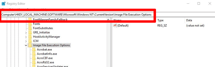 صورة لـ كيفية الوصول إلى التطبيقات من خلال شاشة القفل في Windows 10 | access-apps-windows-login-lock-screen-regedit-1-DzTechs