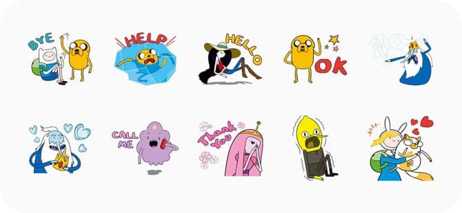 صورة لـ أفضل تطبيقات الملصقات للـ WhatsApp (2023) | adventure-time-DzTechs